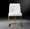 Купить Дизайнерский стул в столовую Emery Curved-Back Burnished по цене 45 900  руб.