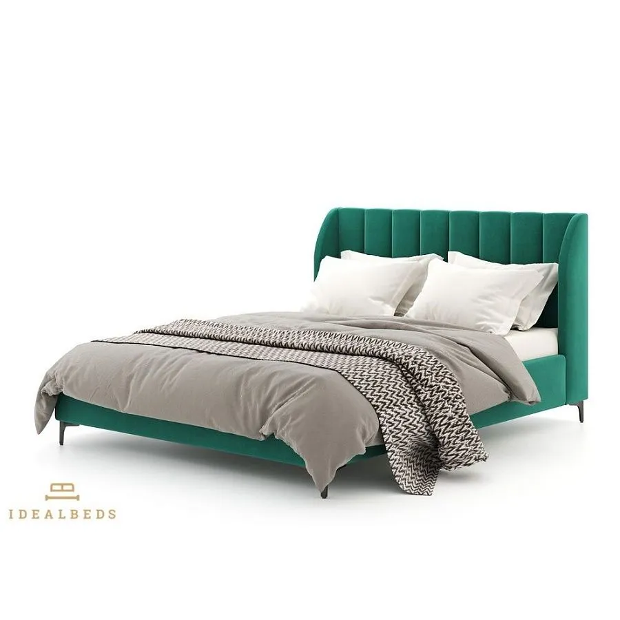 Купить Кровать с изголовьем Baxton Studio Sidoni по цене 86 900  руб.