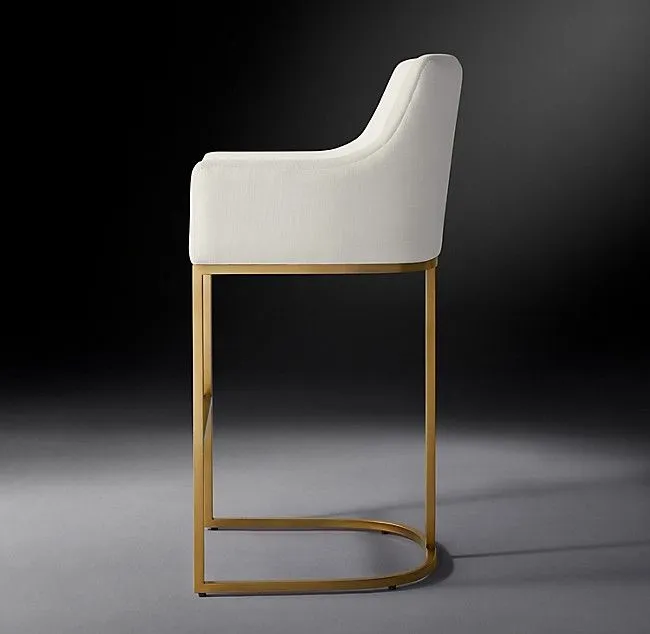 Купить Барный стул Emery Curved-Back Track Burnished по цене 50 000  руб.