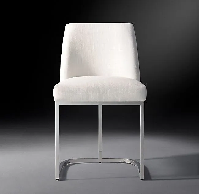Купить Дизайнерский стул Emery Curved-Back Polished по цене 50 700  руб.