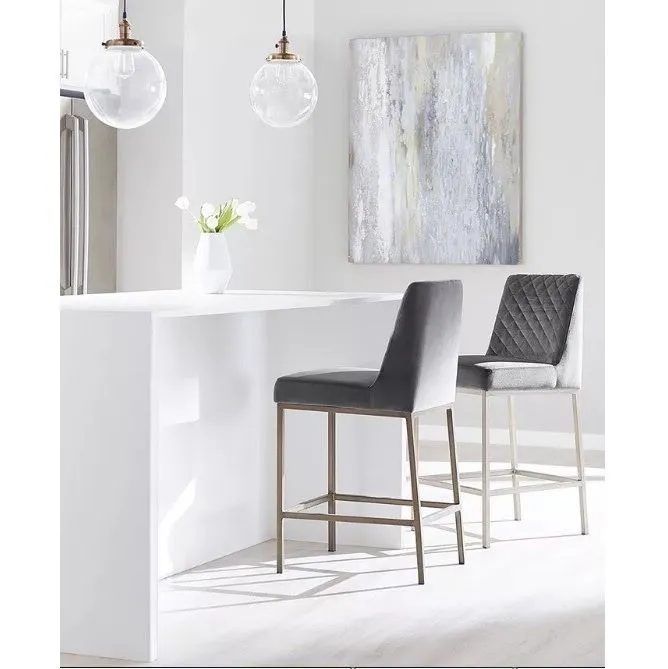 Купить Полубарный стул Cambridge Grey Velvet по цене 46 900  руб.