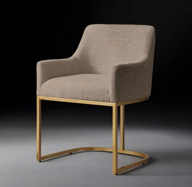 Купить Полукресло Emery Curved-Back Track Burnished по цене 46 100  руб.