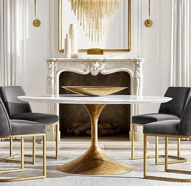 Купить Дизайнерский стул Emery Curved-Back Polished по цене 50 700  руб.