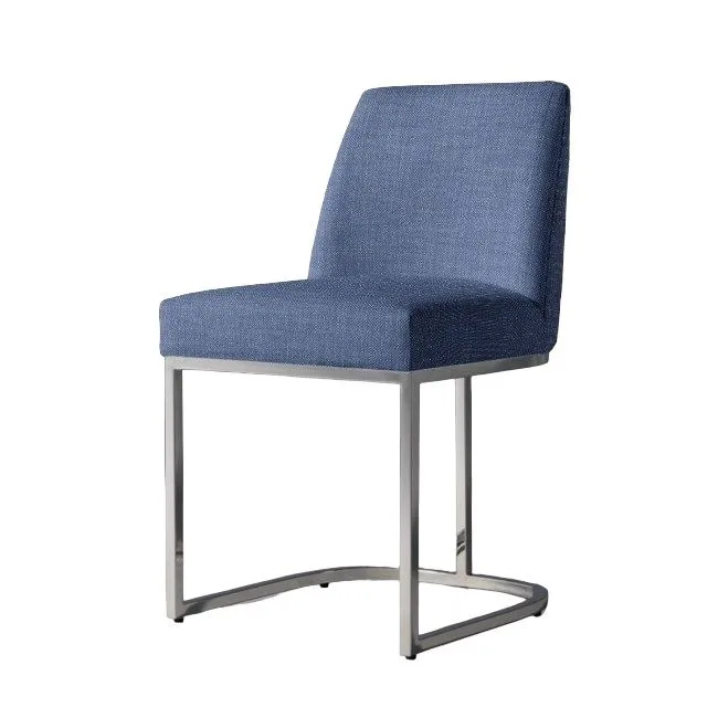 Купить Дизайнерский стул Emery Curved-Back Polished по цене 50 700  руб.