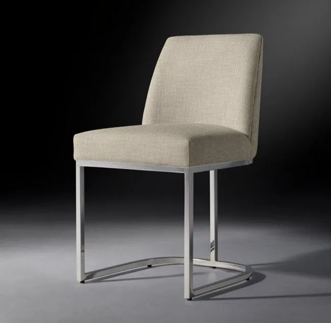 Купить Дизайнерский стул Emery Curved-Back Polished по цене 50 700  руб.