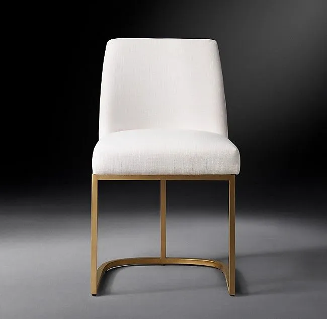 Купить Дизайнерский стул в столовую Emery Curved-Back Burnished по цене 50 700  руб.