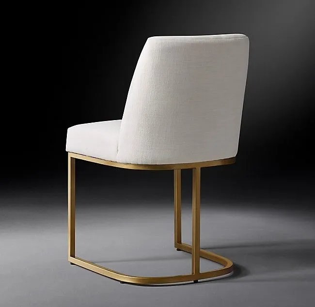 Купить Дизайнерский стул в столовую Emery Curved-Back Burnished по цене 50 700  руб.